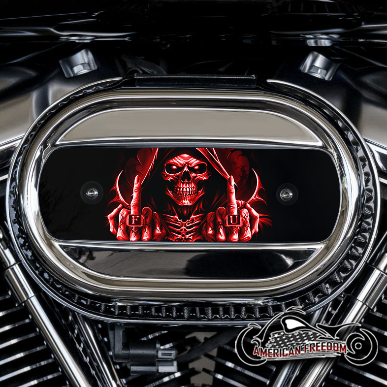 Harley Davidson M8 Ventilator Insert - FU Reaper Red